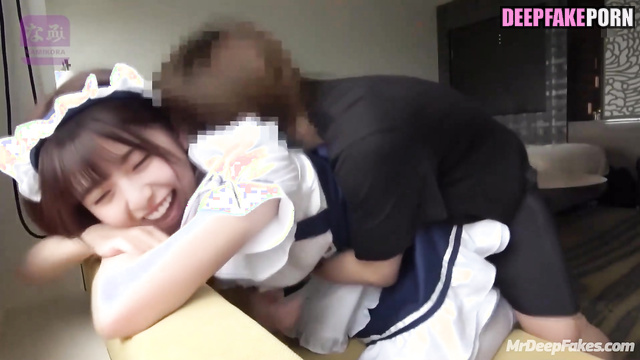 (齋藤 飛鳥 乃木坂46) pretty asian star Asuka Saito entertaining her fan, fakeapp