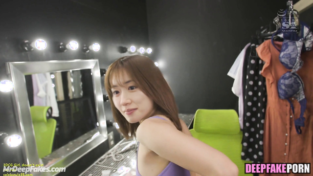 Fan snuck into her dressing room and fucked - Mei Nagano (永野 芽郁 性別) A.I.