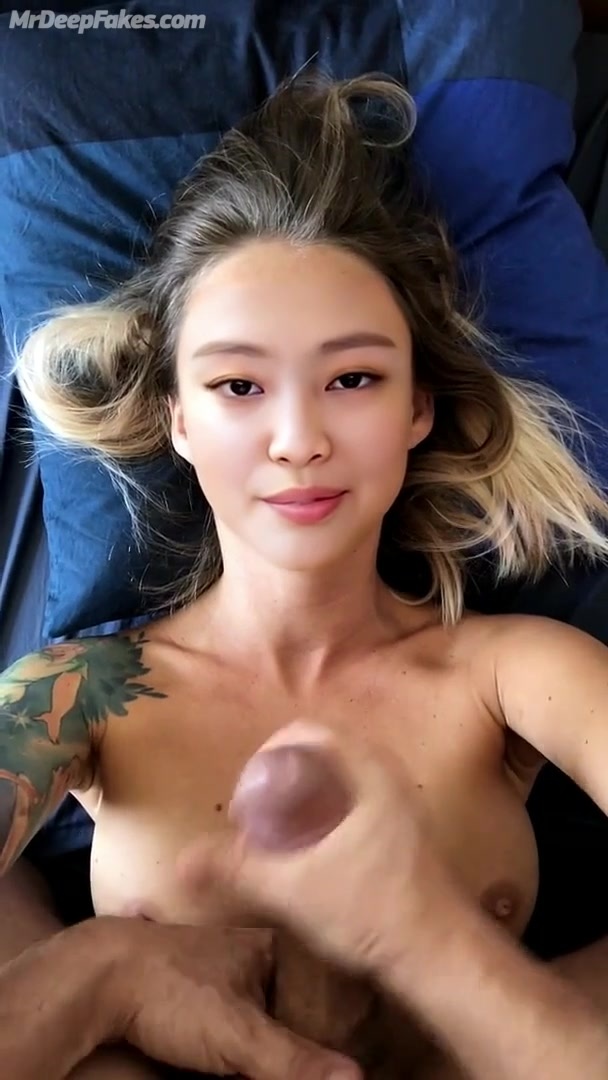 Deepfake Deepfake Ich mache Jennie Kim glücklich mit Sperma im Gesicht BLACKPINK